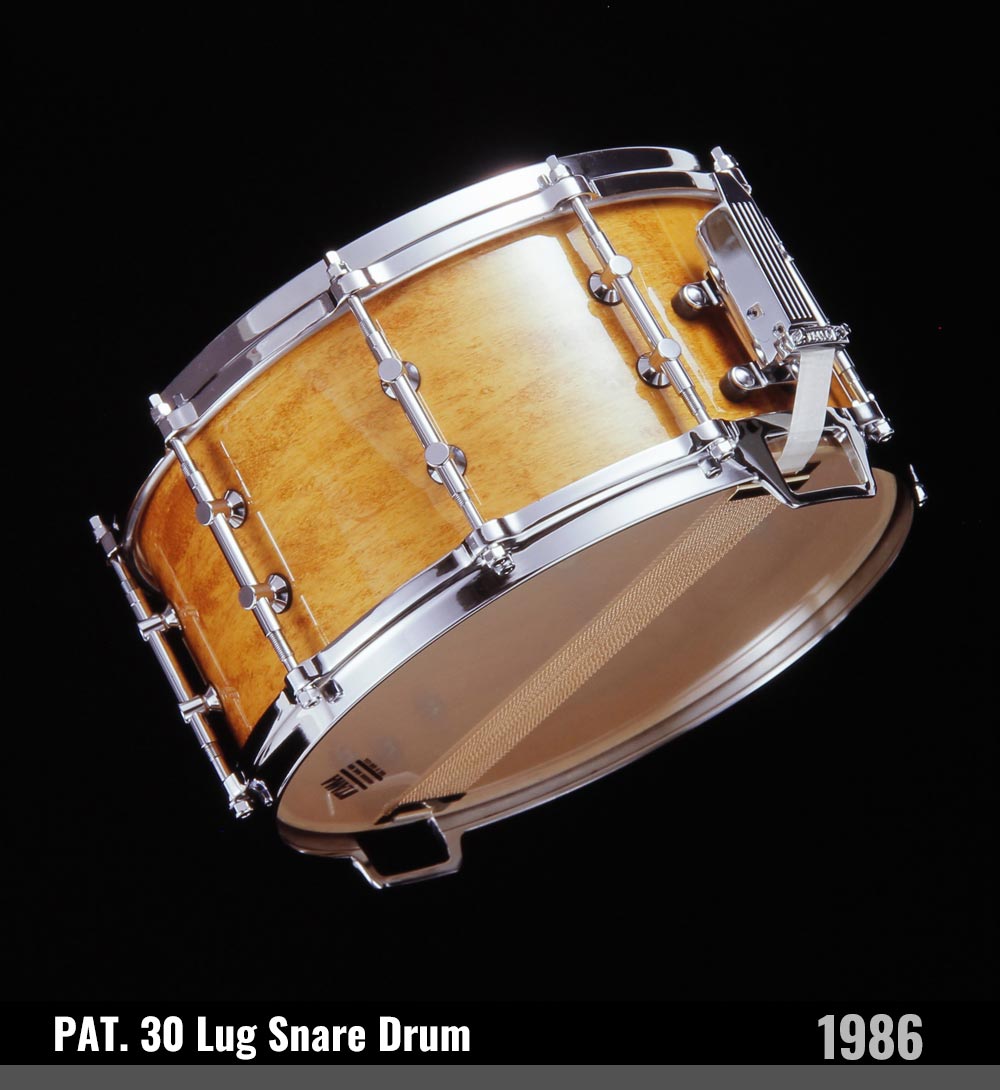 PAT. 30 Lug Snare Drum